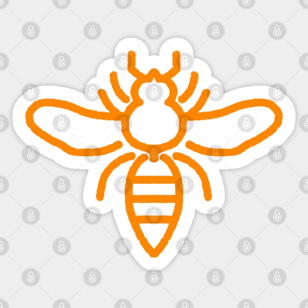 Bee Sticker by kmtnewsman